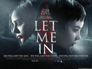 Let me in ghostly face - a movie poster free wallpaper