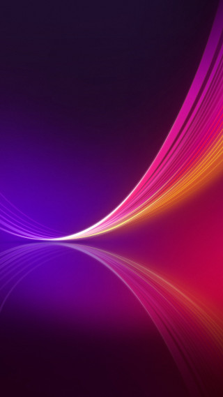 Purple pink curved red yellow - synchromism free wallpaper