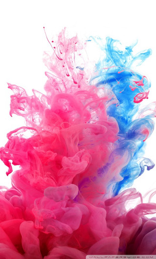 Red blue liquid mixing colorful - alberto seveso free wallpaper