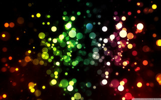 Blurry multicolored background circles lights - circle free wallpaper