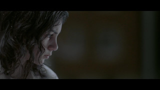 Woman wet hair dark room - wet hair free wallpaper