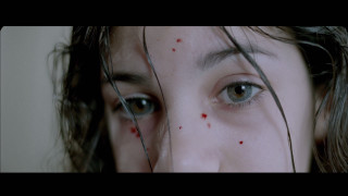 Woman knife mouth blood face - cinematography free wallpaper