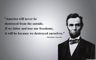 Abraham lincoln quote president united - a screenshot free wallpaper