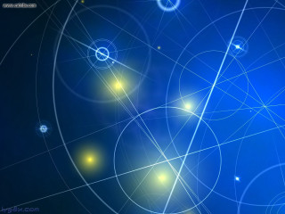Blue background circles lines pattern - circle free wallpaper