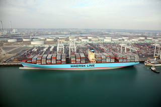 Large blue boat dock container - elizabeth charleston free wallpaper