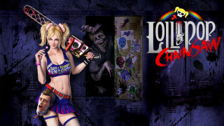 Woman bikini chainsaw knife rainbow - a rainbow background free wallpaper