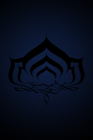 Black blue crown grass design - warframe armor free wallpaper