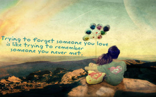 Woman rock balloons quote poem - free love wallpaper