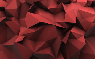 Large red shapes low ground - low free wallpaper