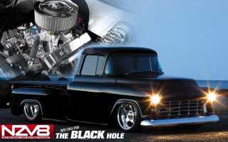 Black truck chrome engine chrome - eric dinyer free wallpaper