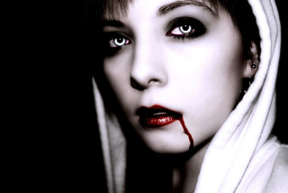 Woman blood hoodie face head - a hood free wallpaper