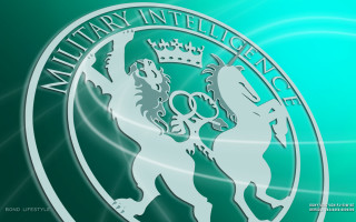 Military emblem horse crown green - holography free wallpaper