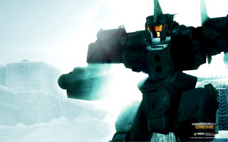 Robot futuristic ruins glowing mecha - mecha free wallpaper