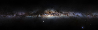 Colorful star filled sky black - galaxy free wallpaper
