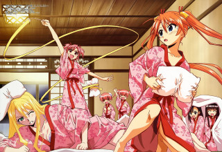 Women pink dresses bed group - a pink dress free wallpaper