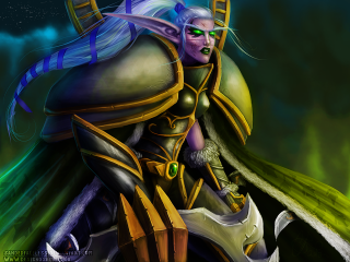 Woman sword helmet green yellow - epic fantasy character art free wallpaper