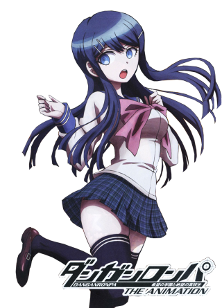 Girl blue hair pink school - a picture free wallpaper