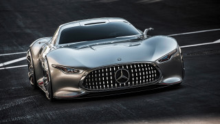 Silver sports car race track 6 - a hood free wallpaper