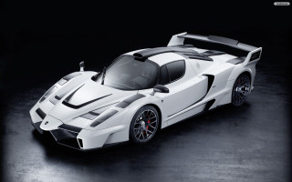 White sports car black background 2 - ultra free wallpaper