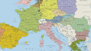 Europe map major cities roads 2 - major city free wallpaper