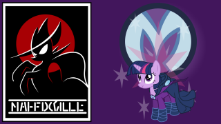 Cartoon character purple background red - tarot card free wallpaper