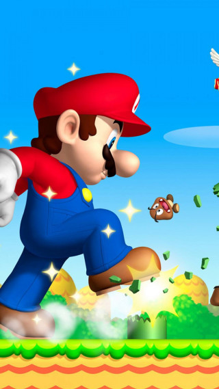 Cartoon character running field bird - 2 d game art free wallpaper