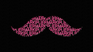 Pink mustache words black background - wallpaper free wallpaper