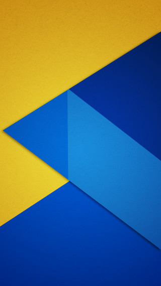 Blue yellow background diagonal design 2 - de stijl free wallpaper
