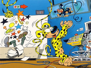 Cartoon person room television background - a comic book panel free wallpaper
