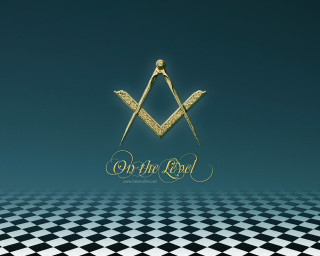 Musical company logo checkered floor - floor free wallpaper