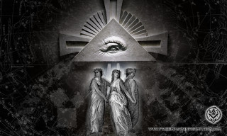 Black white statues women masonic - evelyn de morgan free wallpaper
