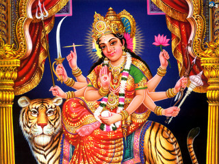 Woman tiger sword sitting painting 2 - a painting of a woman free wallpaper