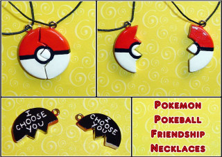 Pokemon pokeball necklaces jewelry cloisonnism - jewelry free wallpaper