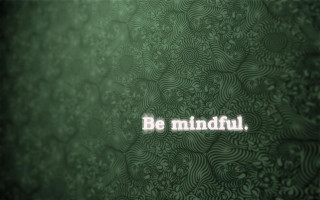 Green wall white text be - a white text free wallpaper