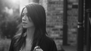 Woman brick building phone ear - leesha hannigan free wallpaper for desktop