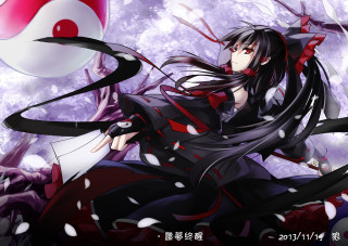 Woman black outfit red ball - a black outfit holding free wallpaper