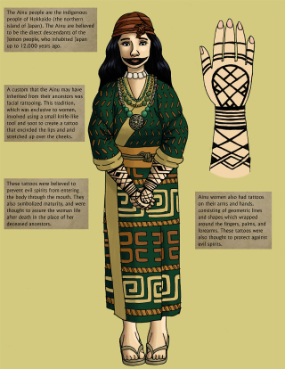 Woman green dress hand design - an illustration free wallpaper
