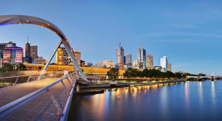 City skyline bridge river water 2 - andrew law free wallpaper