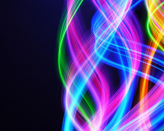 Colorful abstract background lines curves 3 - the dark background free wallpaper