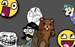 Cartoon faces expressions funny smiley - sticker free wallpaper
