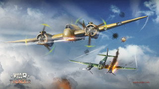 Airplanes flying smoke sky clouds - a few plane free wallpaper