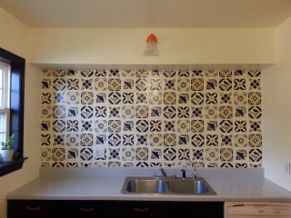 Kitchen sink tiled wall window - vivid free wallpaper