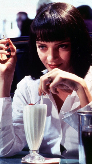 Woman sitting table glass milk - edward otho cresap ord ii free wallpaper