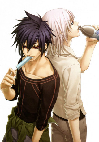 Couple brushing teeth hair dryer - a toothbrush free wallpaper