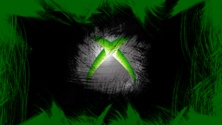 Green black abstract background logo - doc hammer free wallpaper