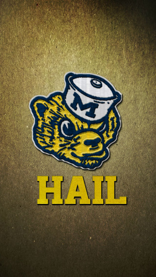 Wall logo hail yellow blue - letterism free wallpaper