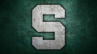 Metal letter s green background - derf free wallpaper
