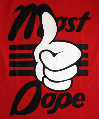 Red shirt black white logo - epic proportion free wallpaper
