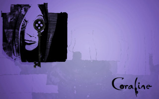 Purple woman coraline black orphism - corneille free wallpaper