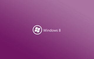 Purple background windows8 logo white - 8 k hd free wallpaper